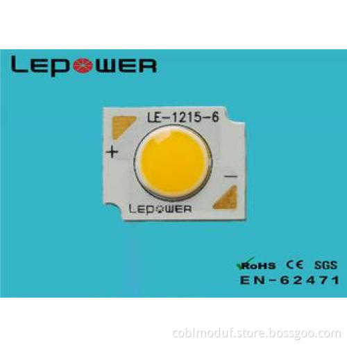 High Efficiency 5 Watt 100 Lm/W COB LED Module 120 degree 8